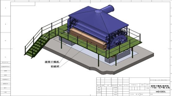 干燥主机示意图